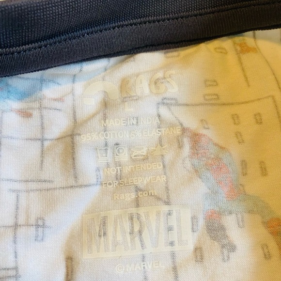Rags Marvel Spider Man Adult Shirt- Size L - NWT - Picture 4 of 5